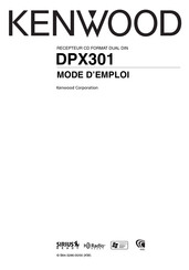 Kenwood DPX301 Mode D'emploi