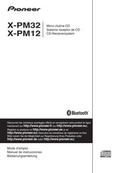 Pioneer X-PM32 Mode D'emploi