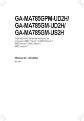 Gigabyte GA-MA785GM-UD2H Manuel De L'utilisateur