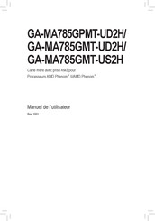Gigabyte GA-MA785GPMT-UD2H Manuel De L'utilisateur