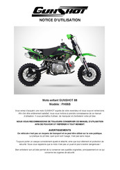 Rider Concept GUNSHOT 88 Série Notice D'utilisation