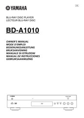 Yamaha BD-A1010 Mode D'emploi
