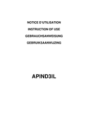 Mobalpa APIND3IL Notice D'utilisation