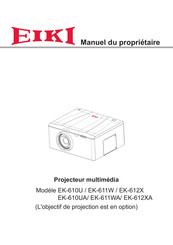 Eiki EK-610UA Manuel Du Propriétaire
