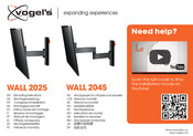Vogel's WALL 2045 Consignes D'installation