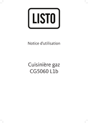 Listo CG5060 L1b Notice D'utilisation