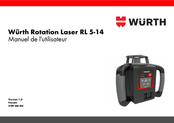 Würth RL 5-14 Manuel De L'utilisateur