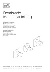 Dornbracht 36 503 977-FF Instructions De Montage