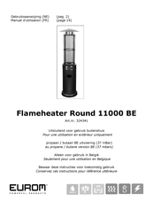 EUROM Flameheater Round 11000 BE Manuel D'utilisation