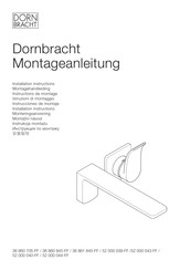 Dornbracht 52 000 039-FF Instructions De Montage