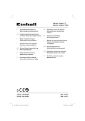 EINHELL GE-HH 18/45 Li T Mode D'emploi D'origine