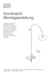 Dornbracht 26 632 809-FF Instructions De Montage