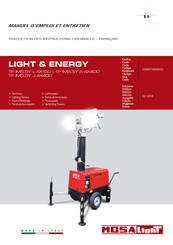 Mosa LIGHT & ENERGY TF IM5.5Y L-4X150 Manuel D'emploi Et D'entretien