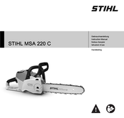 Stihl MSA 220 C Notice D'emploi