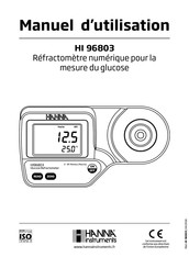 Hanna Instruments HI 96803 Manuel D'utilisation