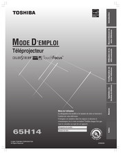 Toshiba 65H14 Mode D'emploi