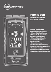 Beha-Amprobe PRM-6-EUR Manuel De L'utilisateur