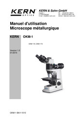 KERN Optics OKM-1 Série Manuel D'utilisation