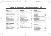 Chevrolet Impala 2015 Guide Du Propriétaire