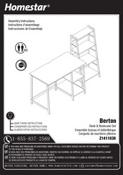 HomeSTAR Berton Z1411838 Instructions D'assemblage