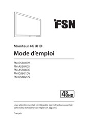 FSN FM-D5802DV Mode D'emploi