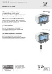 S+S Regeltechnik PREMASREG 716x-Q LCD Notice D'instruction