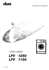 FAURE LFV 1150 Notice D'utilisation