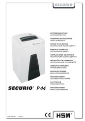 HSM SECURIO P44 Notice D'utilisation
