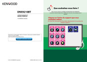 Kenwood DNX9210BT Mode D'emploi