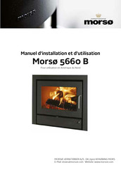 Morso 5660 B Manuel D'installation Et D'utilisation