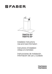 Faber TRATTO 36 Instructions D'installation