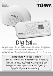 Tomy Digital SR325 Notice D'emploi