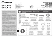 Pioneer SC-LX76 Guide Rapide