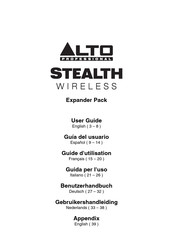 Alto Professional Stealth Wireless Expander Pack Guide D'utilisation