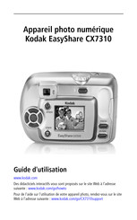 Kodak EasyShare CX7310 Guide D'utilisation