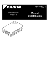 Daikin KRCS01-8B Manuel D'installation