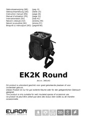 EUROM EK2K Round Manuel D'utilisation