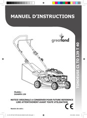 GREATLAND CL TO 139 T 40 Manuel D'instructions