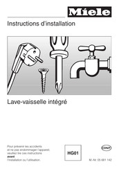 Miele G 843 Instructions D'installation