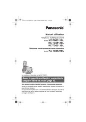 Panasonic KX-TG6521BL Manuel Utilisateur
