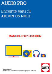 Audio Pro ADDON C5 NOIR Manuel D'utilisation