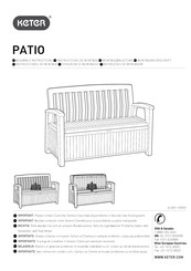 Keter PATIO Instructions De Montage