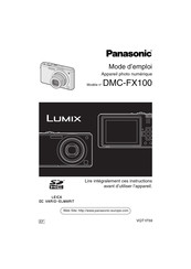 Panasonic DMC-FX100 Mode D'emploi