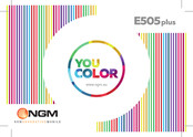 NGM You color E505 plus Guide Rapide