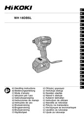 HIKOKI WH 18DBSL Mode D'emploi