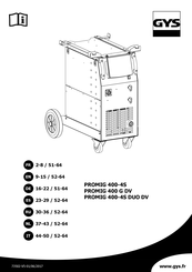 GYS PROMIG 400-4S Mode D'emploi