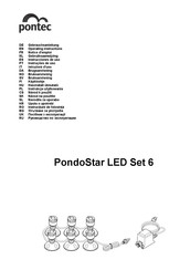 Pontec PondoStar LED Set 6 Notice D'emploi