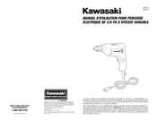Kawasaki 840013 Manuel D'utilisation