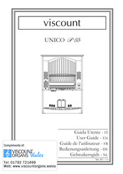 Viscount Physis UNICO P35 Guide De L'utilisateur