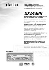 Clarion DXZ438R Mode D'emploi